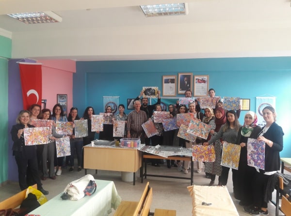 Başkent Öğretmen Atölyesi Ebru Sanatı Etkinliğimiz Başladı